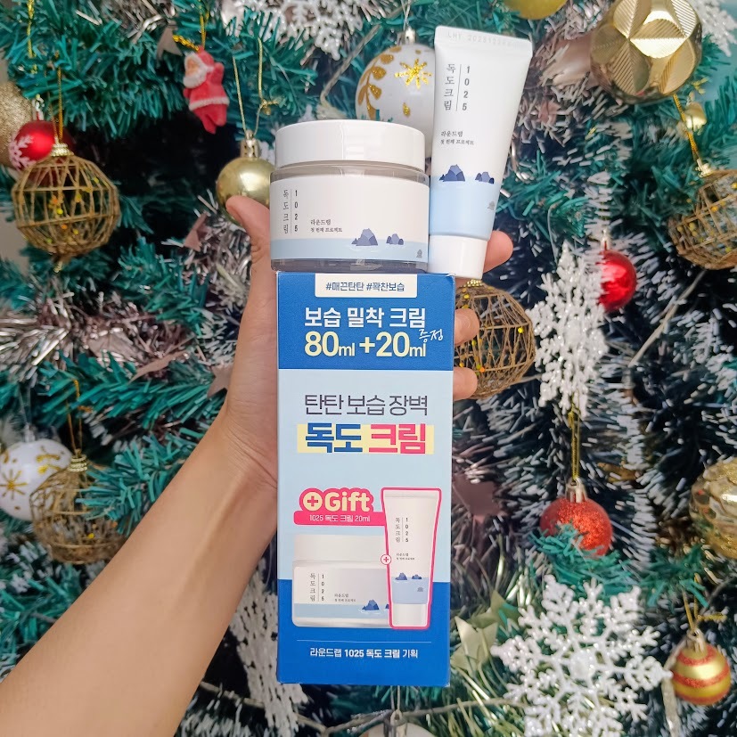 พร้อมส่ง/แท้จากเกาหลี Round Lab 1025 Dokdo Cream 80ml. ครีมช่วยให้ความชุ่มชื้น เสริมสร้างเกราะป้องกันผิว