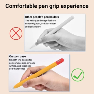 เคสซิลิโคนดินสอบางเฉียบสำหรับ Apple Pencil 3(USB-C) 2nd 1nd Pencil pro ที่ใส่ปากกากันลื่น Silicone Pencil Case-XF