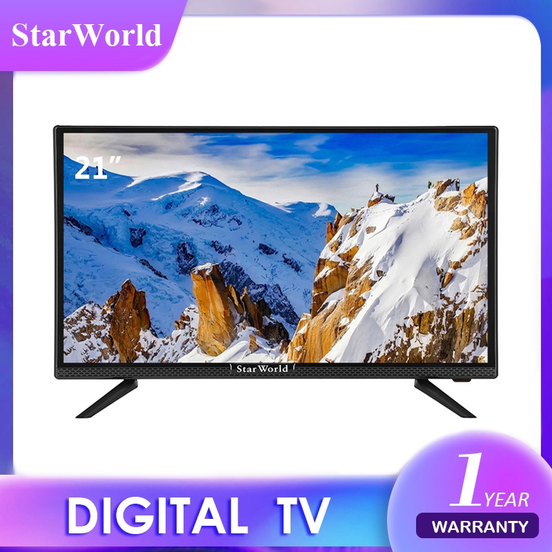 [คูปองลด 400 บ.]  StarWorld  LED Digital TV 21นิ้ว  ดิจิตอลทีวี ทีวีจอแบน ทีวี 21 นิ้ว