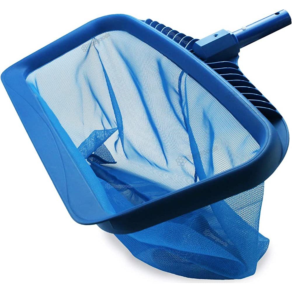 กระชอนตาข่ายตักใบไม้ สระว่ายน้ำแบบลึก Leaf Skimmer Fine Mesh Net Deep Bag Swimming Pool