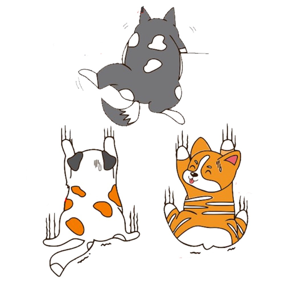 (พร้อมส่ง จากไทย) 3 ตัว / ชุด !! สติกเกอร์แมว-หมาน่ารัก กันน้ํา ลายแมว-หมาตลก สติ๊กเกอร์ติดรถ แต่งรถ ปิดรอยขีดข่วน - รูปที่ 6