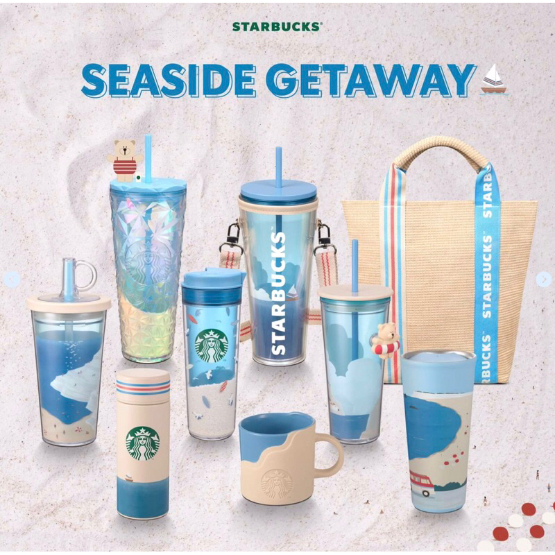 Starbucks Seaside Getaway Starbucks Summer Collection 2024 Summer Mugs and Tumblers
