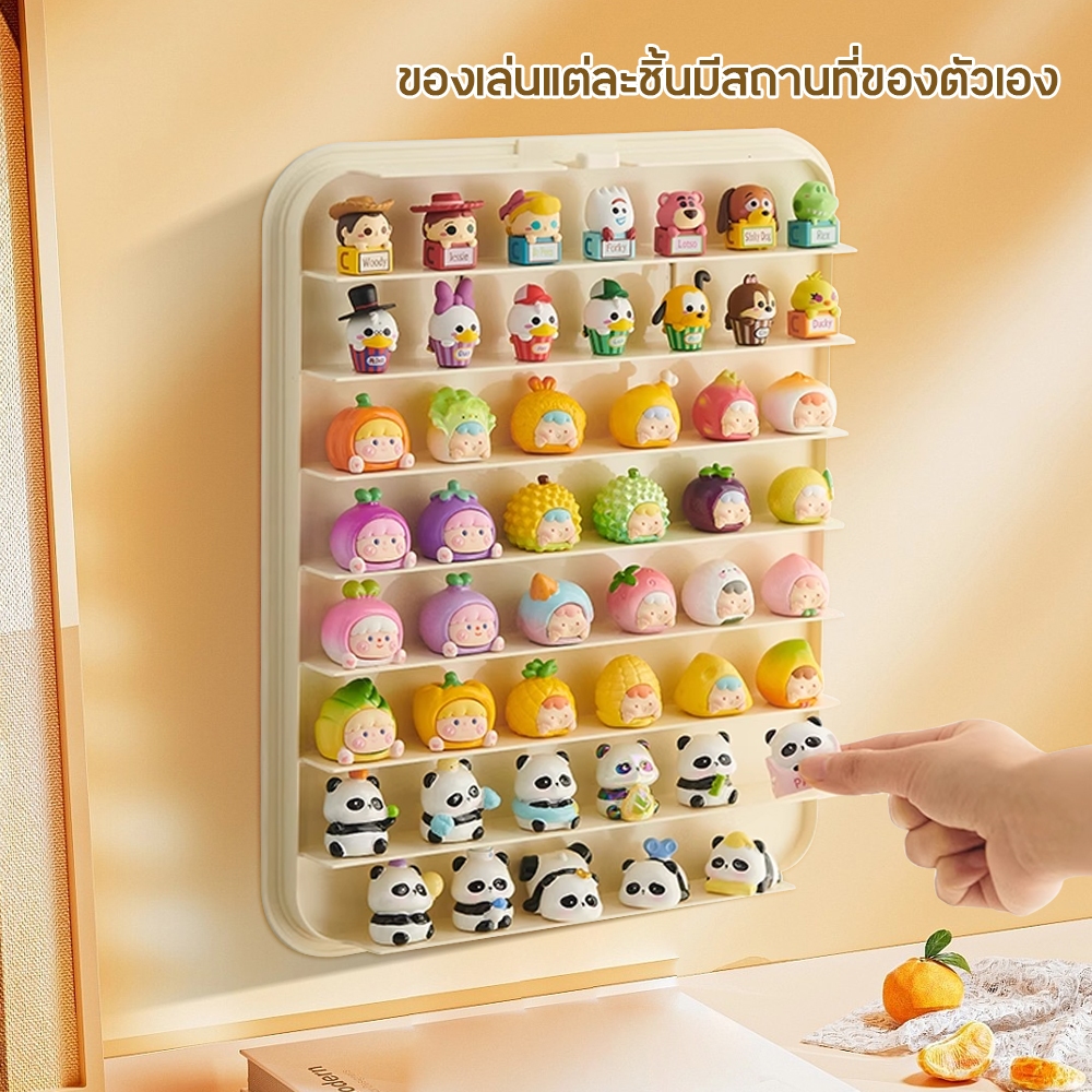 กล่องใส่โมเดล กล่องใส่ art toy กล่องฟิกเกอร์แบบติดผนัง ดีไซน์สวยงาม กันฝุ่นได้ กันน้ำ กล่องใสเก็บโมเดล