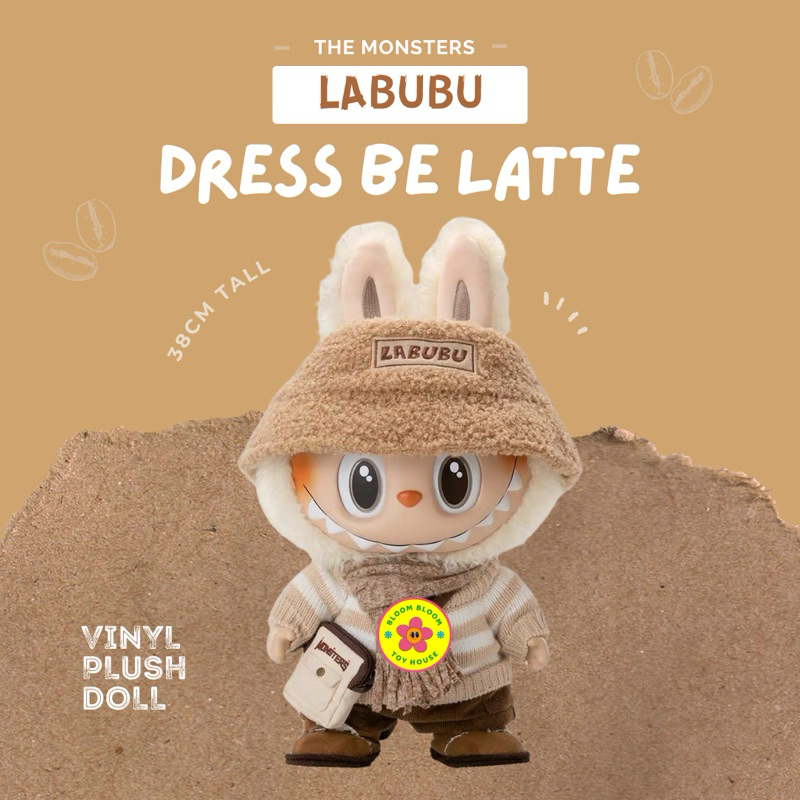 🌼Pre-order🌼 POP MART | The Monsters LABUBU Dress be Latte Vinyl Plush Doll ตุ๊กตา
