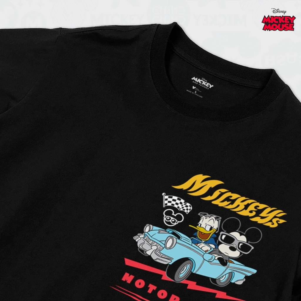 Power 7 Shop เสื้อยืดการ์ตูน มิกกี้เมาส์ ลิขสิทธ์แท้ รูปที่ 4