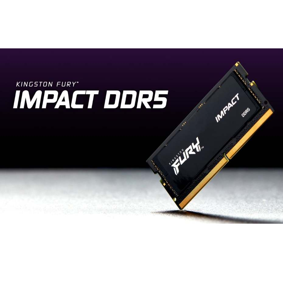 Kingston FURY IMPACT Notebook แรม DDR5 RAM 8GB 16GB 16GB 4800Mhz 5600Mhz SODIMM 1.1V การรับประกันถาวร รุ่นใหม่ล่าสุด