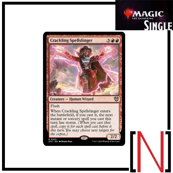 [MTG][Single][OTC] Crackling Spellslinger ระดับ Rare [ภาษาอังกฤษ]