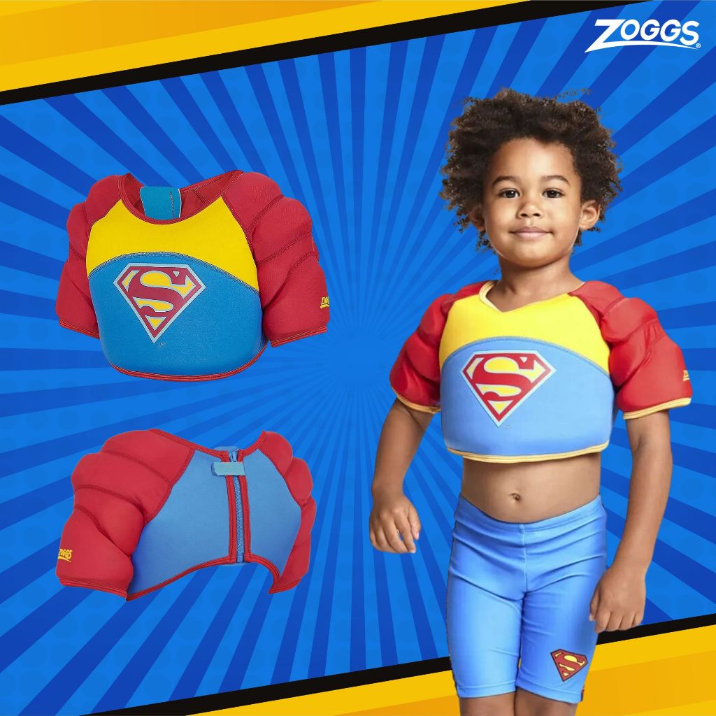 Zoggs Superman Water Wings vest เสื้อชูชีพ ชูชีพว่ายน้ำสำหรับเด็ก เสื้อพยุงตัวว่ายน้ำ