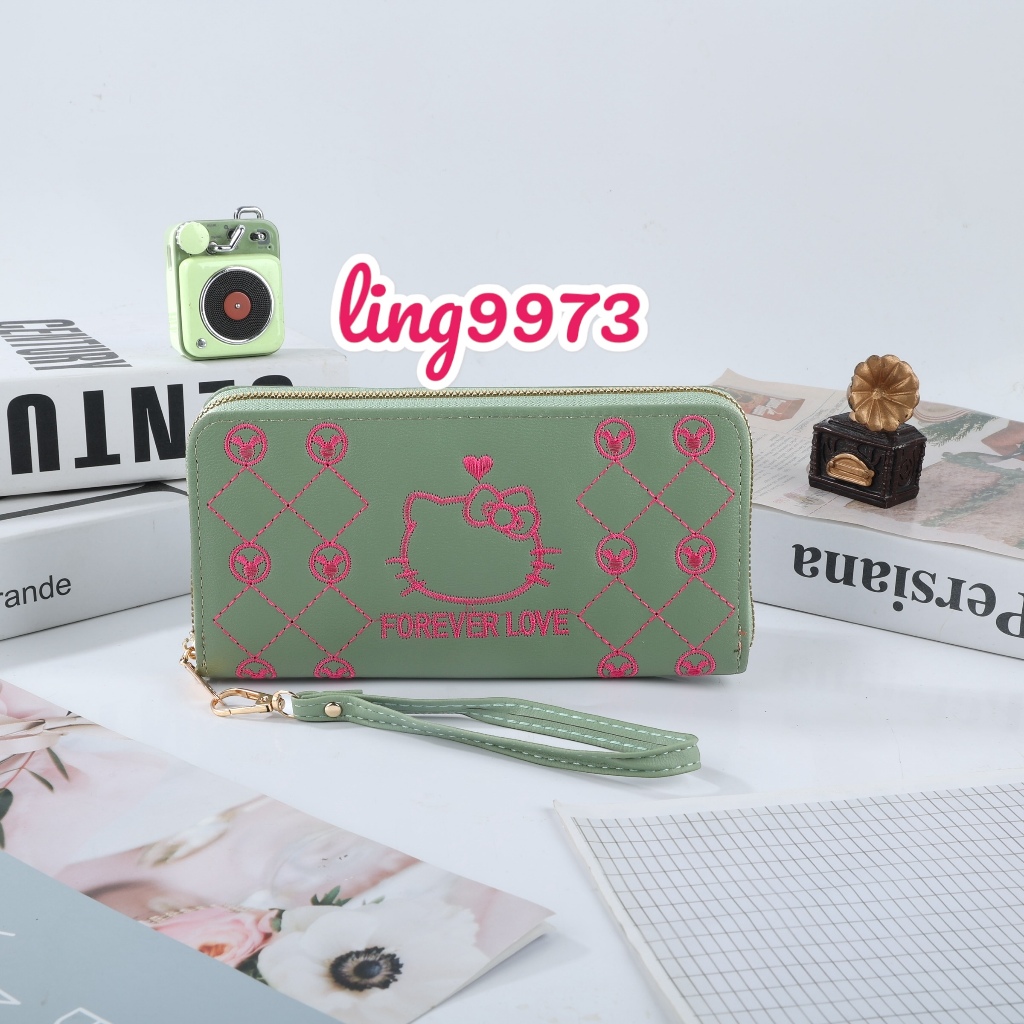 L37AA#กระเป๋าสตางค์ใบยาว.กระเป๋าสตางค์ผู้หญิงกระเป๋าสตางค์ หนังนุ่ม715、อย่างดี，มีสายของมือทุกใบค่ะกระเป๋าใส่โทรศัพท์