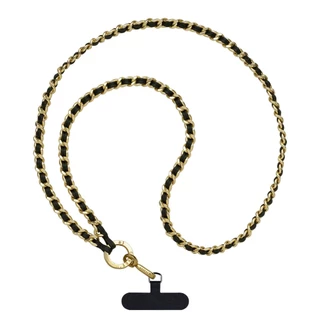 High version CASETiFY Love Metal Long Hanging Chain Small Fragrant Pearl Shoulder Strap Chain Leather Phone Hanging Stra