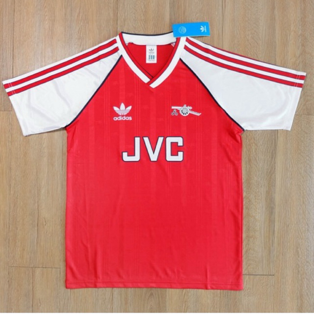 เสื้อฟุตบอลย้อนยุค ทีมอาร์เซนอล เกรด AAA ปี 1988/90 Arsenal Retro Jersay 1988/90