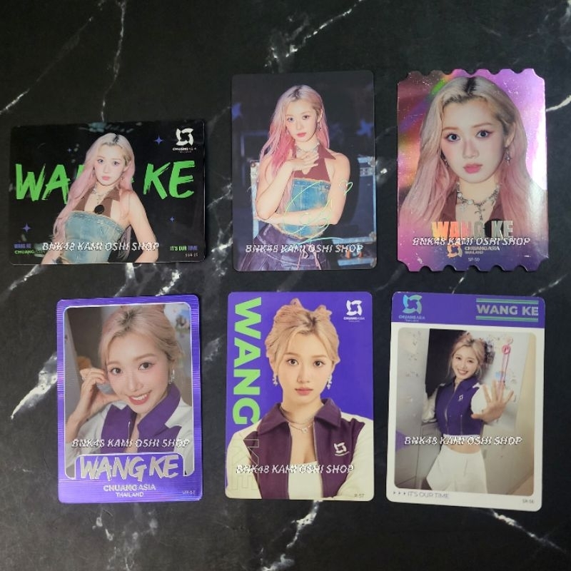 Wang ke การ์ด ครบ 6 แบบ หวังเค่อ Gen1es SSP SP SSR UR SR R Chuang Asia 2024 card ( Chuangasia Thaila