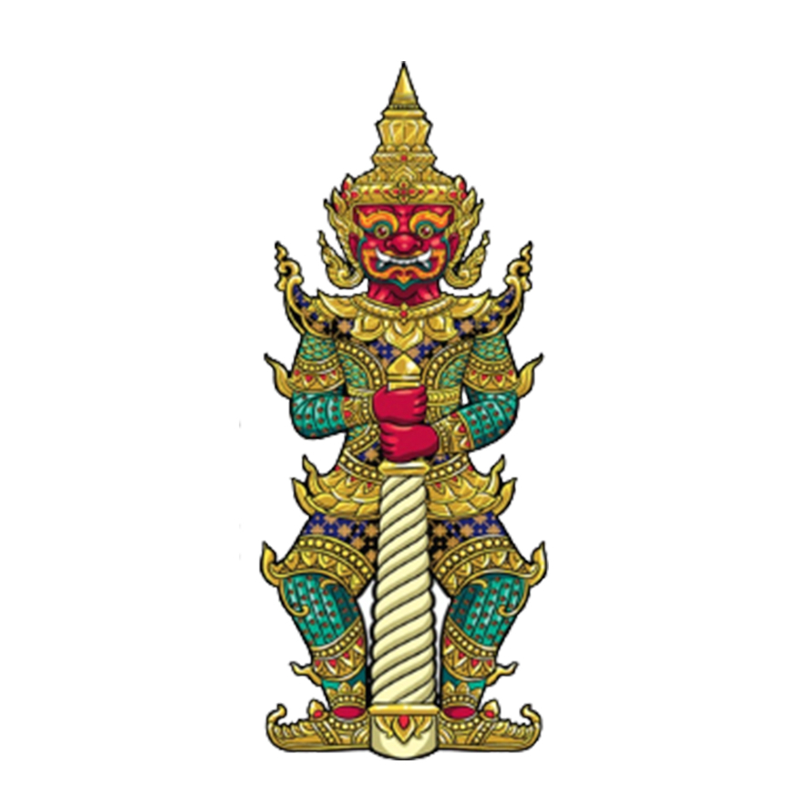 สติกเกอร์ติดรถ ท้าวเวสสุวรรณ 1 แผ่น พร้อมส่ง