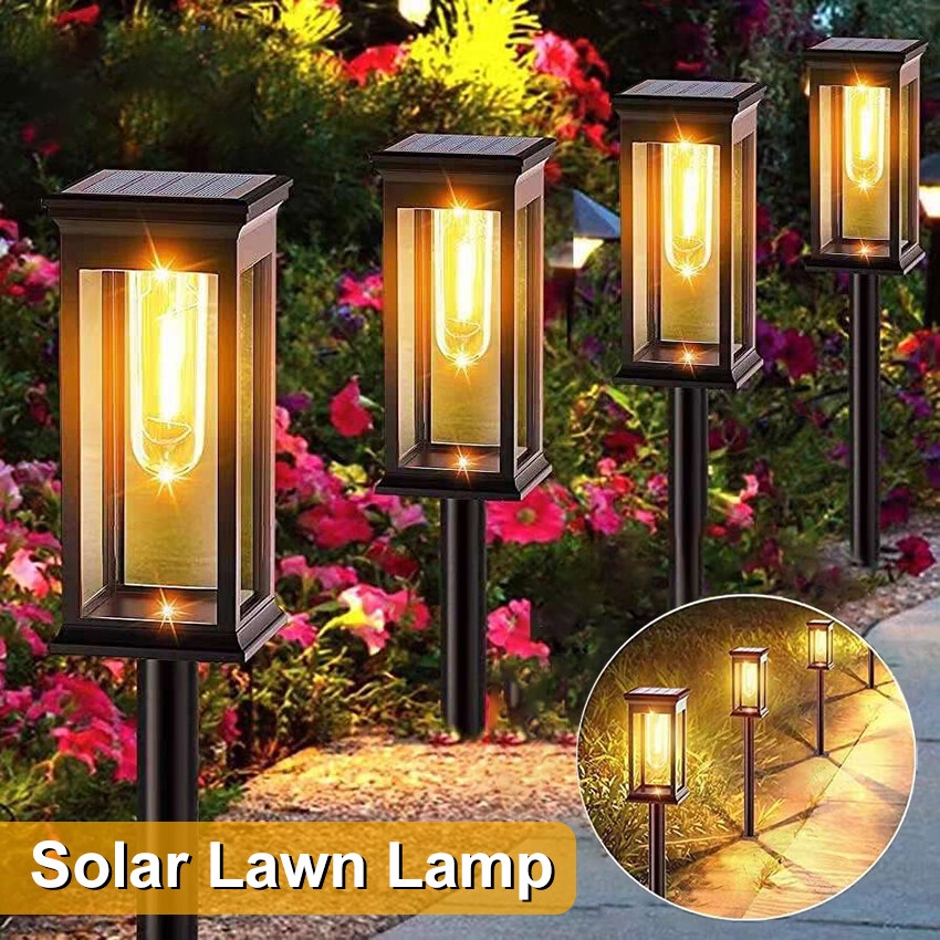 【พร้อมส่งจ้า】ไฟสนามส่องต้นไม้ Solar Light ไฟสนาม ไฟสนาม LEDไฟทาง ไฟปักสนาม ทำให้สวนของคุณสวยขึ้น ไม่ต้องใช้ไฟฟ้า