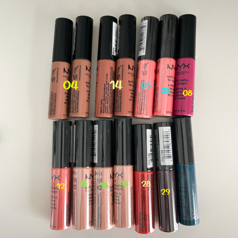 NYX Lipstick smlc Soft Matte Lip Creamแท้ import สวยๆ ทุกสี ของมันต้องมี