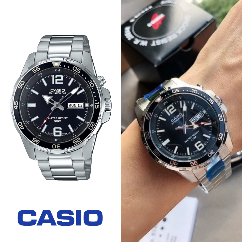 สินค้าขายดี นาฬิกาข้อมือคาสิโอชาย รุ่น MTD-1079D-1A2  (สินค้าใหม่ มีรับประกัน)