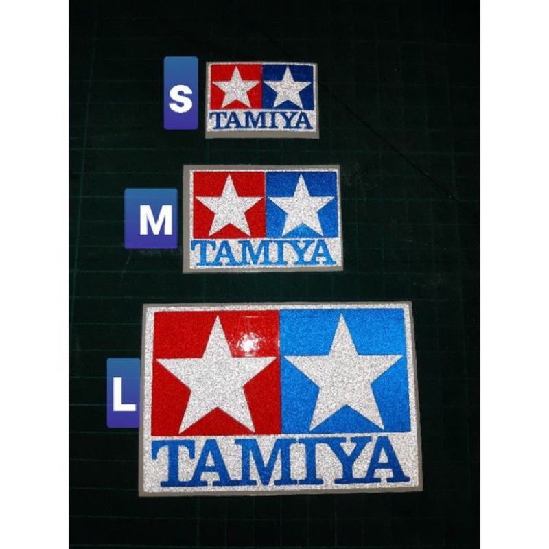 สติ๊กเกอร์ tamiyaสะท้อนแสง3M แบบตัดสะท้อนแสง