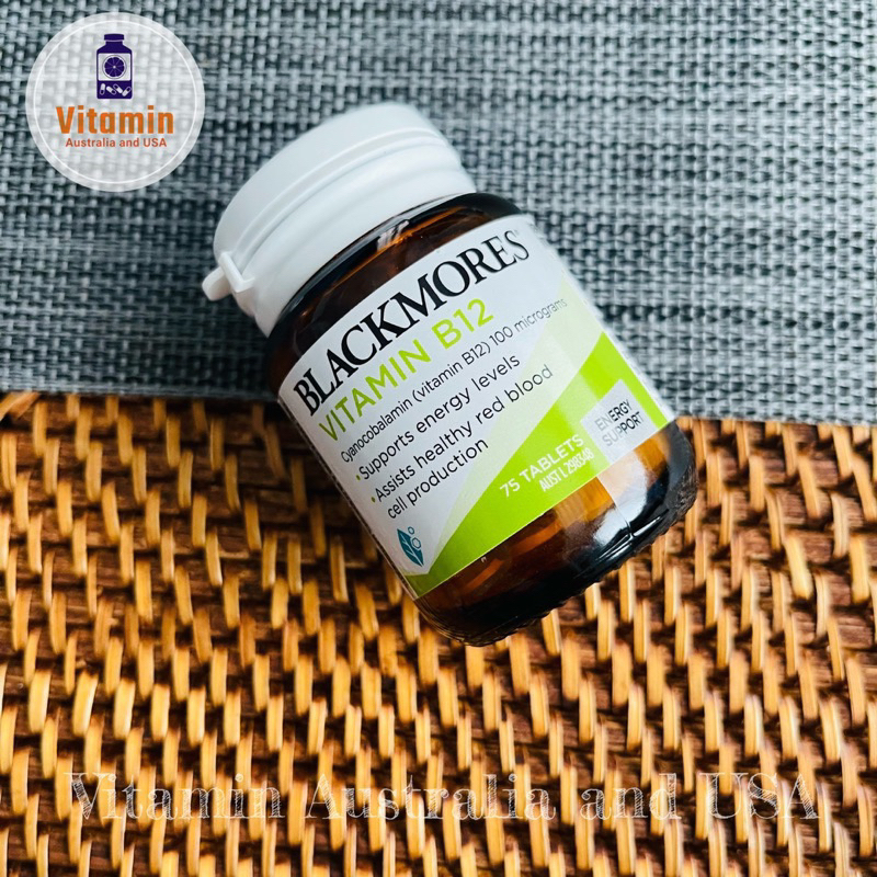 Blackmores vitamin B12 ขนาด 75เม็ด
