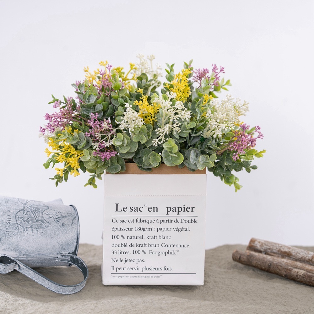 OurHome [พร้อมส่ง] ยูคาลิปตัส Artificial Eucalyptus ตกแต่งงานแต่งงาน ดอกไม้ปลอม ดอกไม้ประดับห้อง อุปกรณ์ประกอบฉากภาพ กา ราคา ถูกที่สุด ดีลบีเคเค