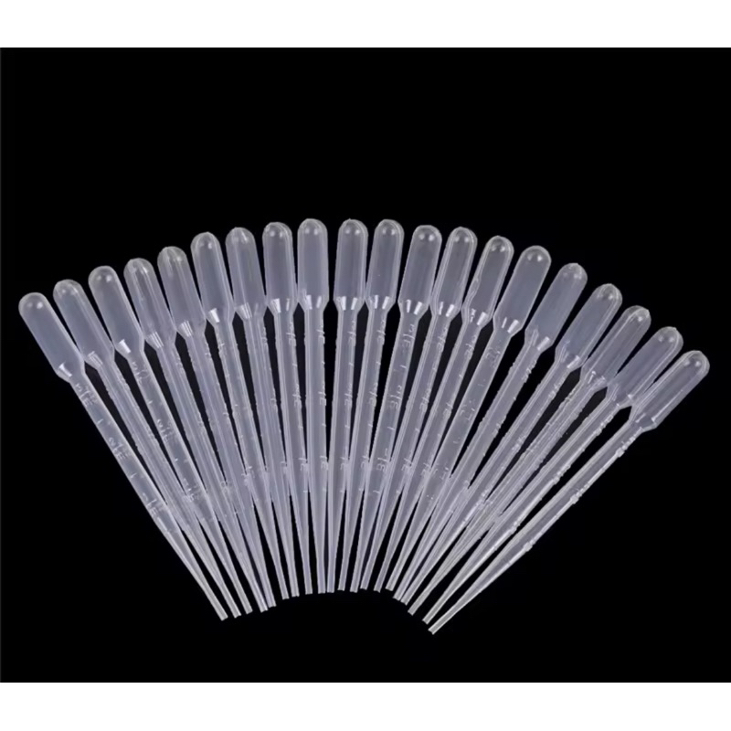 หลอดดูด ดรอปเปอร์ พลาสติก  3 มล. แพค 20 ชิ้น