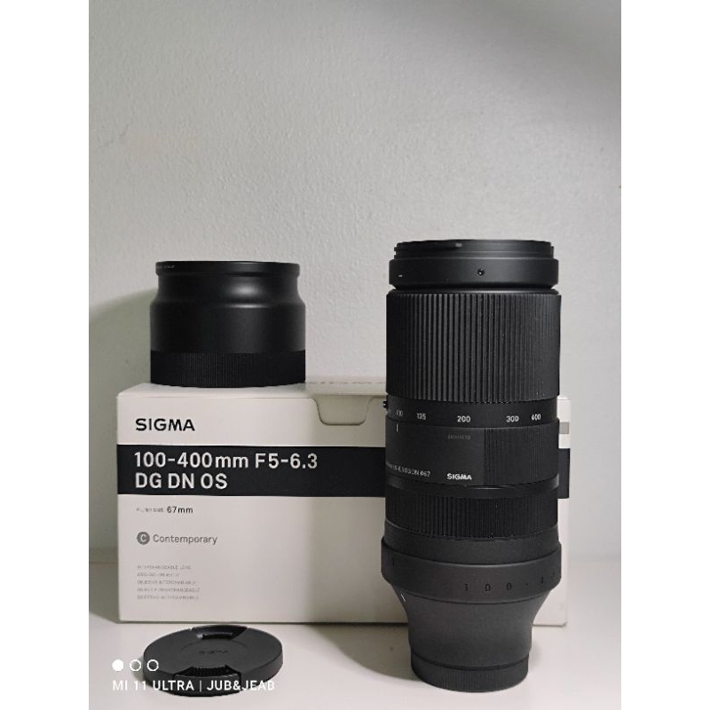 Sigma lens DG DN 100-400 mm.f5-6.3