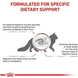 Royal Canin Gastrointestinal Fibre Response 2 kg. อาหารสำหรับแมวที่มีภาวะท้องผูก