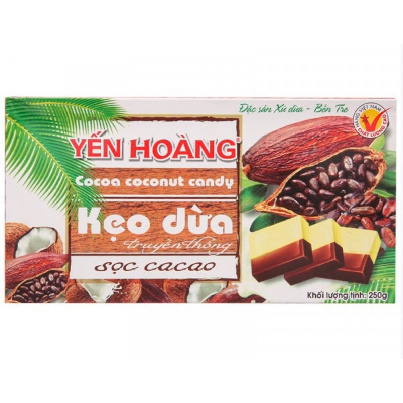 [พร้อมส่ง] ลูกอมมะพร้าวเวียดนาม หอมกะทิ Ben Tre 250g