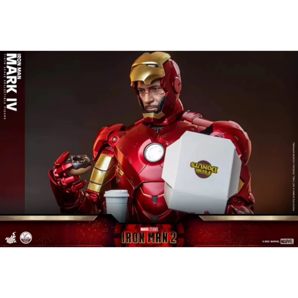 ของเล่นร้อน Iron Man 2 Iron Man MARK4 ชุดเกราะ 1:4