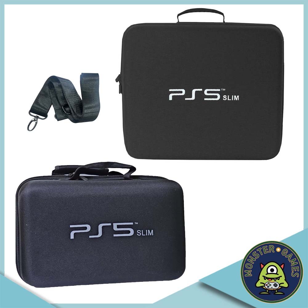 กระเป๋าเครื่อง Playstation 5 Slim รุ่นใส่หูฟังได้ + รุ่นใส่หูฟังไม่ได้ (PS5 Slim Bag)(กระเป๋า Ps5 Slim)(Ps5 Bag)