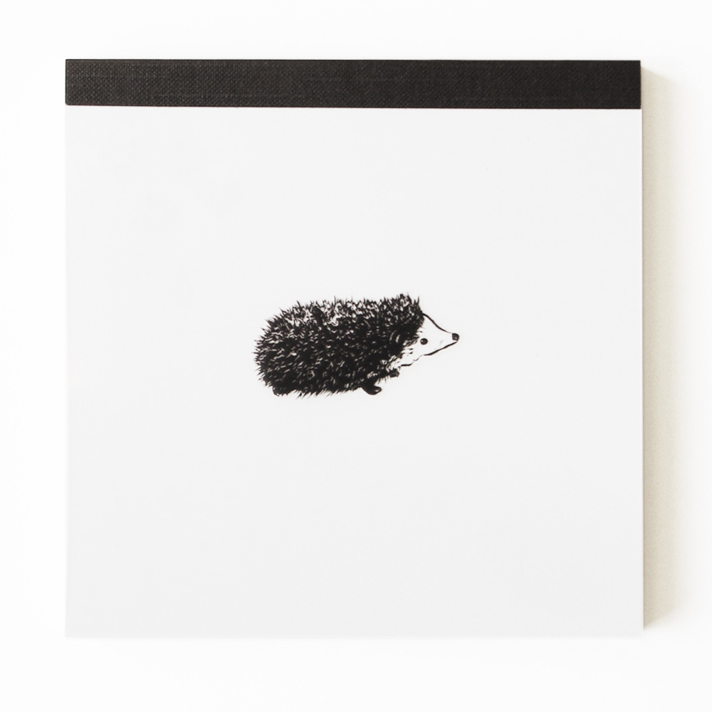 Memo Pad Square Hedgehog by GreenFlash GF-007