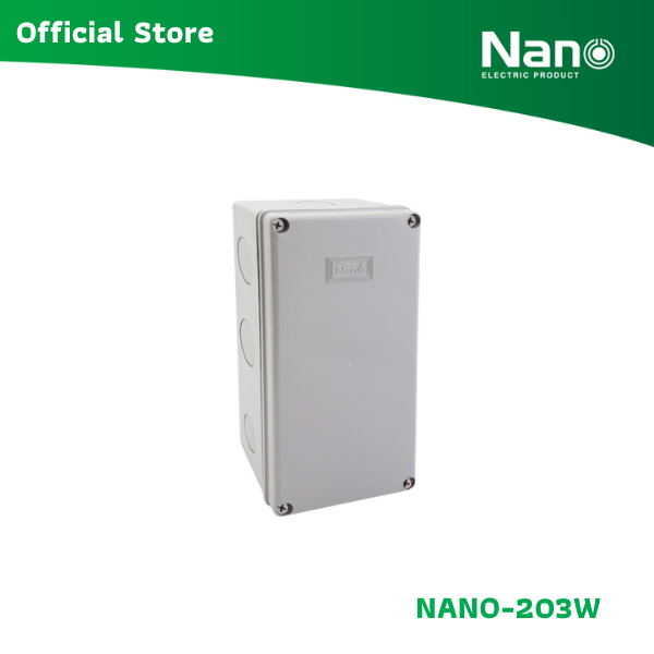 NANO กล่องกันน้ำ 5x10x3.5" (20 ชิ้น/กล่อง) รุ่น NANO-203