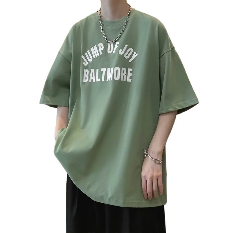 FASHION.61 เสื้อยืดคอกลมเเขนสั้นผู้ชาย เสื้อเเขนสั้นสีพื้น รุ่น M0392