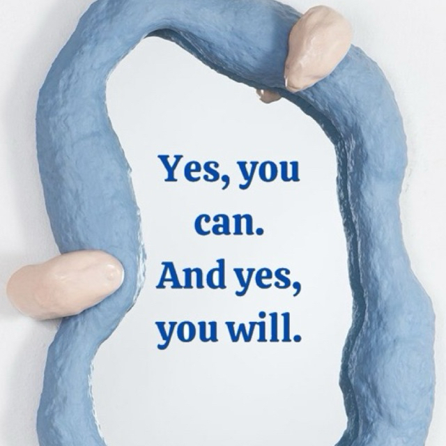 Yes,you can. And yes,you will 💙 สติ๊กเกอร์ตกแต่งร้าน  ติดผนัง ติดกระจก ร้านกาแฟ คาเฟ่