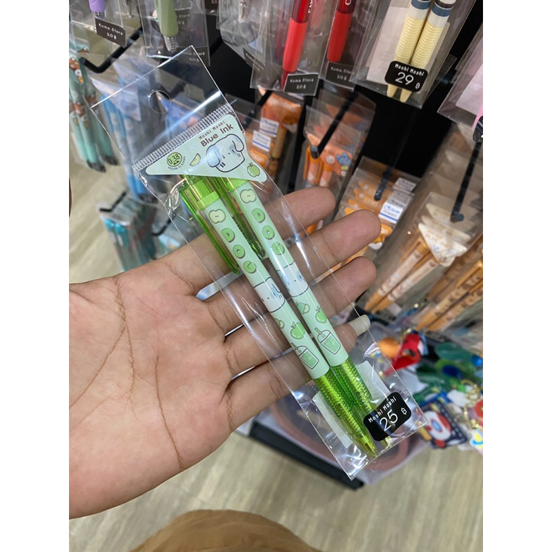 ปากกาน้ำเงิน Moshi Moshi 0.38mm.