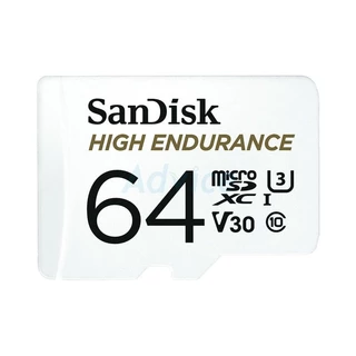 SANDISK 64GB Micro SD Card High Endurance SDSQQNR-064G-GN6IA (100MB/s,) - A0131400