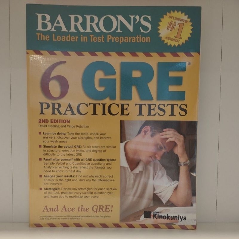 BARRON'S 6 GRE Practice Tests