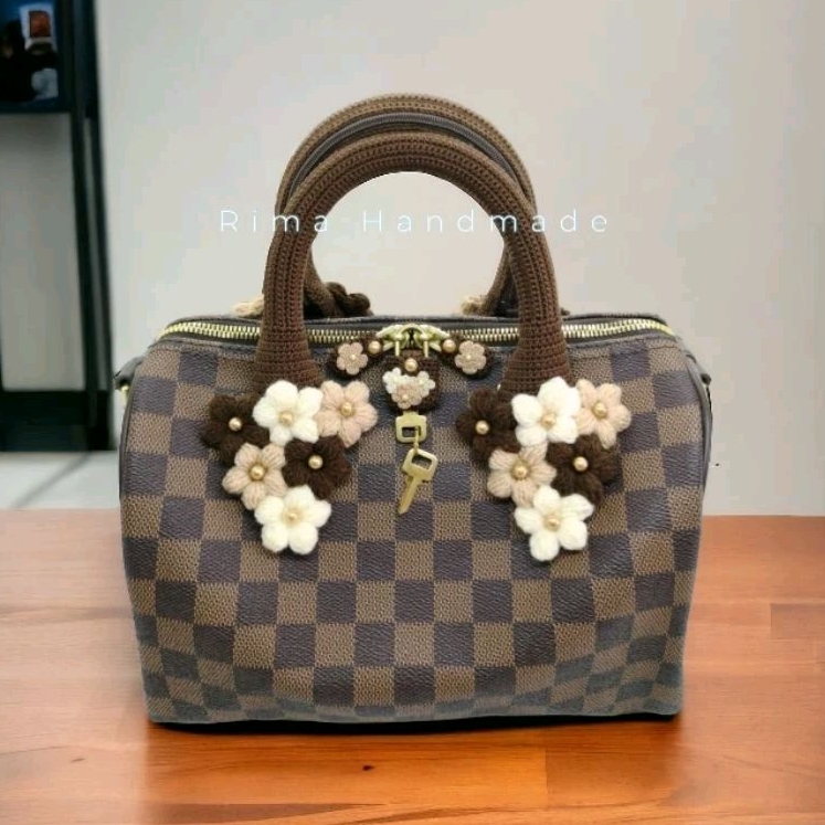 หูถักหุ้มกระเป๋า, ไหมหุ้มอะไหล่ Lv speedy(พรีออเดอร์)
