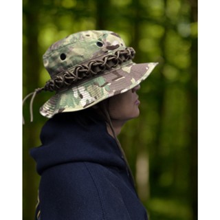 หมวกปีกรอบ Delta-sight พร้อมเชือกถัก