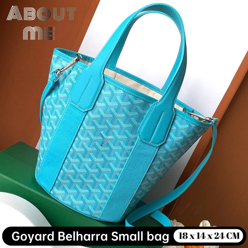 โกย่า 💯Goyard Belharra Y Small Handbag💯 กระเป๋าสะพายข้างผู้หญิง สีน้ำเงิน