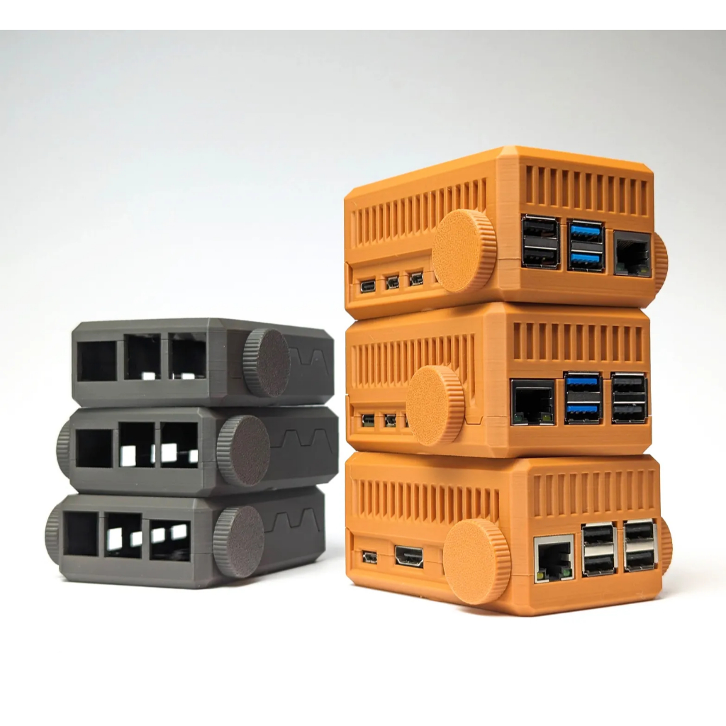 เคส Clamshell สำหรับรุ่น Pi Zero,  Raspberry Pi 3B, 4B และ, Pi Zero 5  Case  Raspberry Pi models 3B,