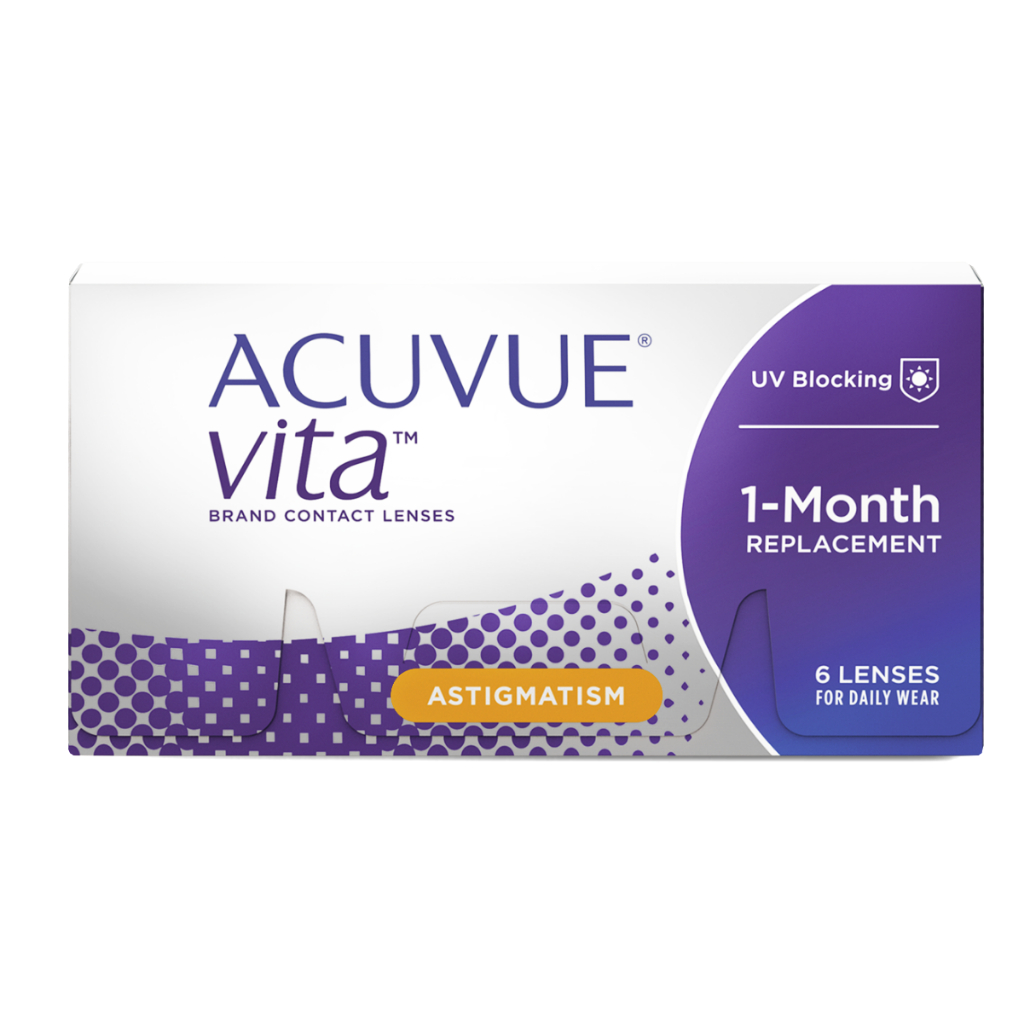 ACUVUE® VITA® for Astigmatism คอนแทคเลนส์รายเดือน สำหรับสายตาเอียง