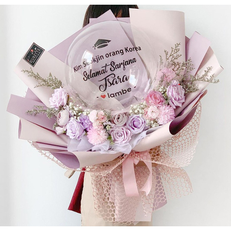 EPA (20แผ่น)กระดาษห่อดอกไม้ กันน้ำ กระดาษห่อช่อดอกไม้ ดอกไม้ปลอม สีทูโทน 56*56ซม
