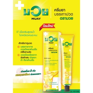 MUAY มวย ครีมยาบรรเทาปวด ตรามวย (หลอด 100 กรัม)