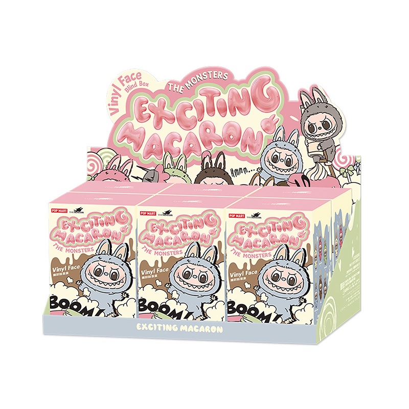 ‼️มีของ พร้อมส่ง 🚚 ยกกล่อง 📦  Pop Mart The Monsters Exciting Macaron  แท้💯