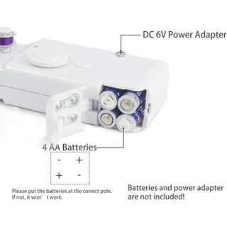 จักรเย็บผ้ามือถือ เครื่องเย็บผ้าขนาดพกพา ที่เย็บผ้าขนาดเล็ก Handheld Sewing Machine