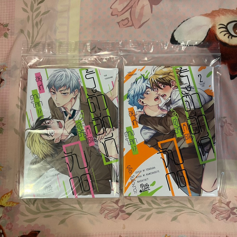 First Love (ขายยกเซ็ต) รู้ตัวอีกทีก็โดนคู่อริจับกดอยู่ที่ต่างโลก !? มังงะ การ์ตูน วาย (มือ 2)