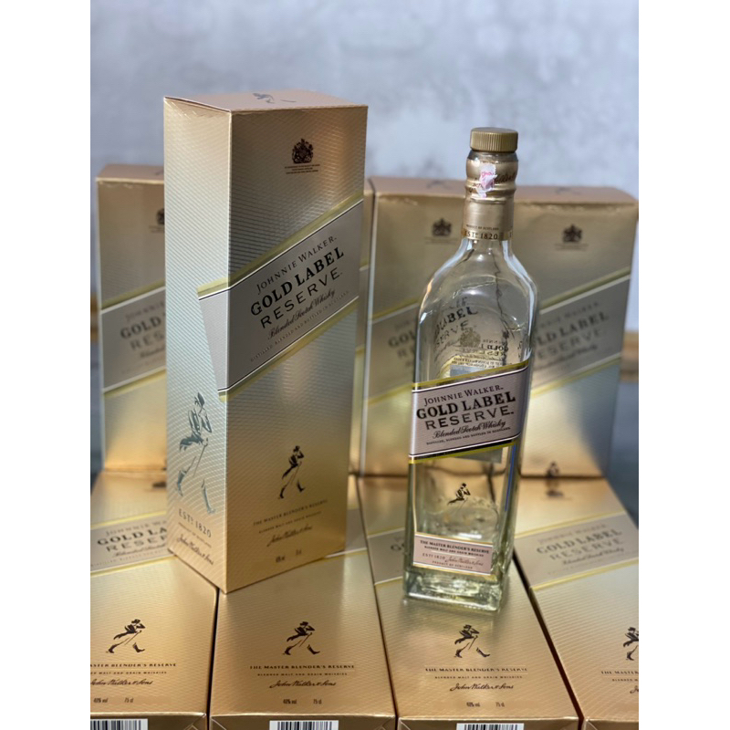 ขวดเหล้าเปล่า Johnnie Walker Gold Labe สวย ใหม่กริป