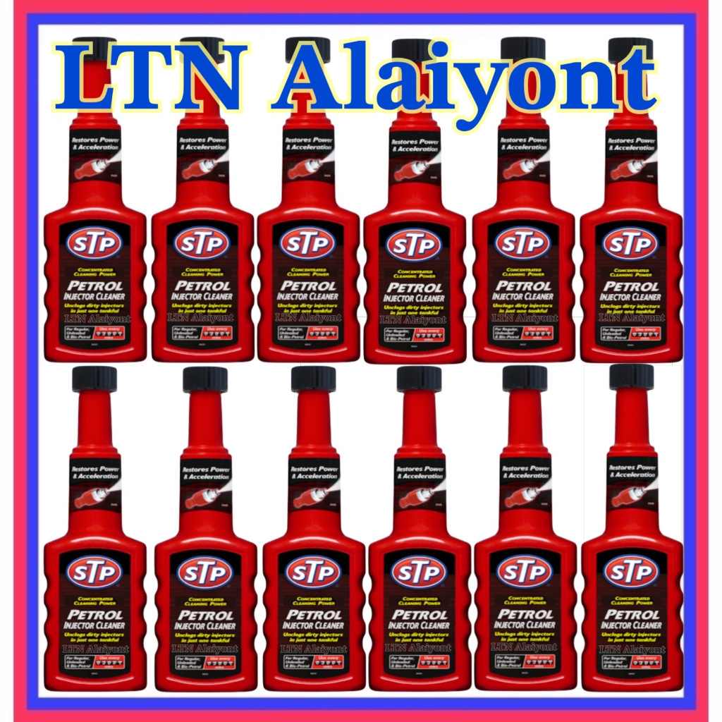 🌈✅ยกลัง 12 ขวด❣️ของแท้ STP Petrol Injector Cleaner น้ำยาล้างหัวฉีดเบนซิน super concentrated fuel inj