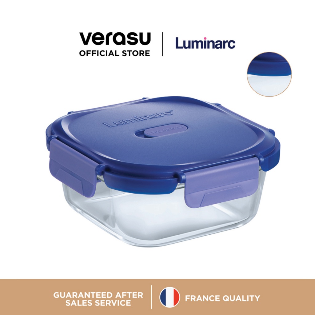 LUMINARC กล่องแก้วนอมอาหาร ทรงจัดรัส Putina 850 มล รุ่น ARC-V6447