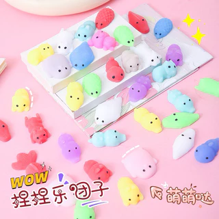 พร้อมส่ง🔥 ของเล่นบีบสกุชชี่ รูปการ์ตูนสัตว์น่ารัก บรรเทาความเครียด ของเล่นนุ่มนิ่ม สุ่มลาย โมนิ